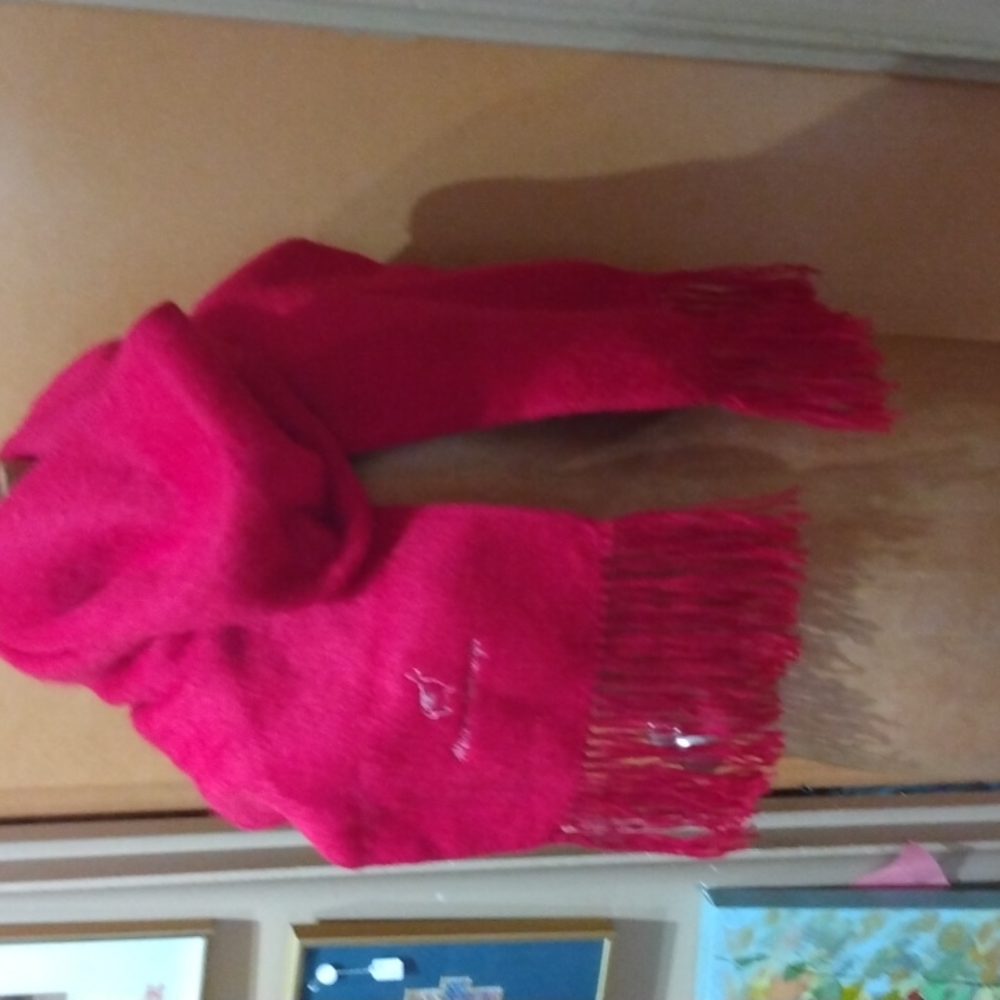 Warm alpaca Camargo wool scarf